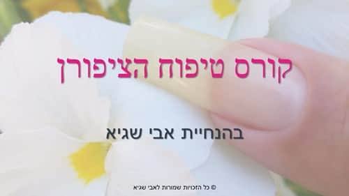 מניקור ביתי - לק רגיל
